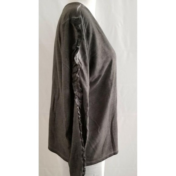 Dantelle Women's Gray Oil Dye Sweatshirt Pullover Top Size Small NWT - Picture 8 of 15